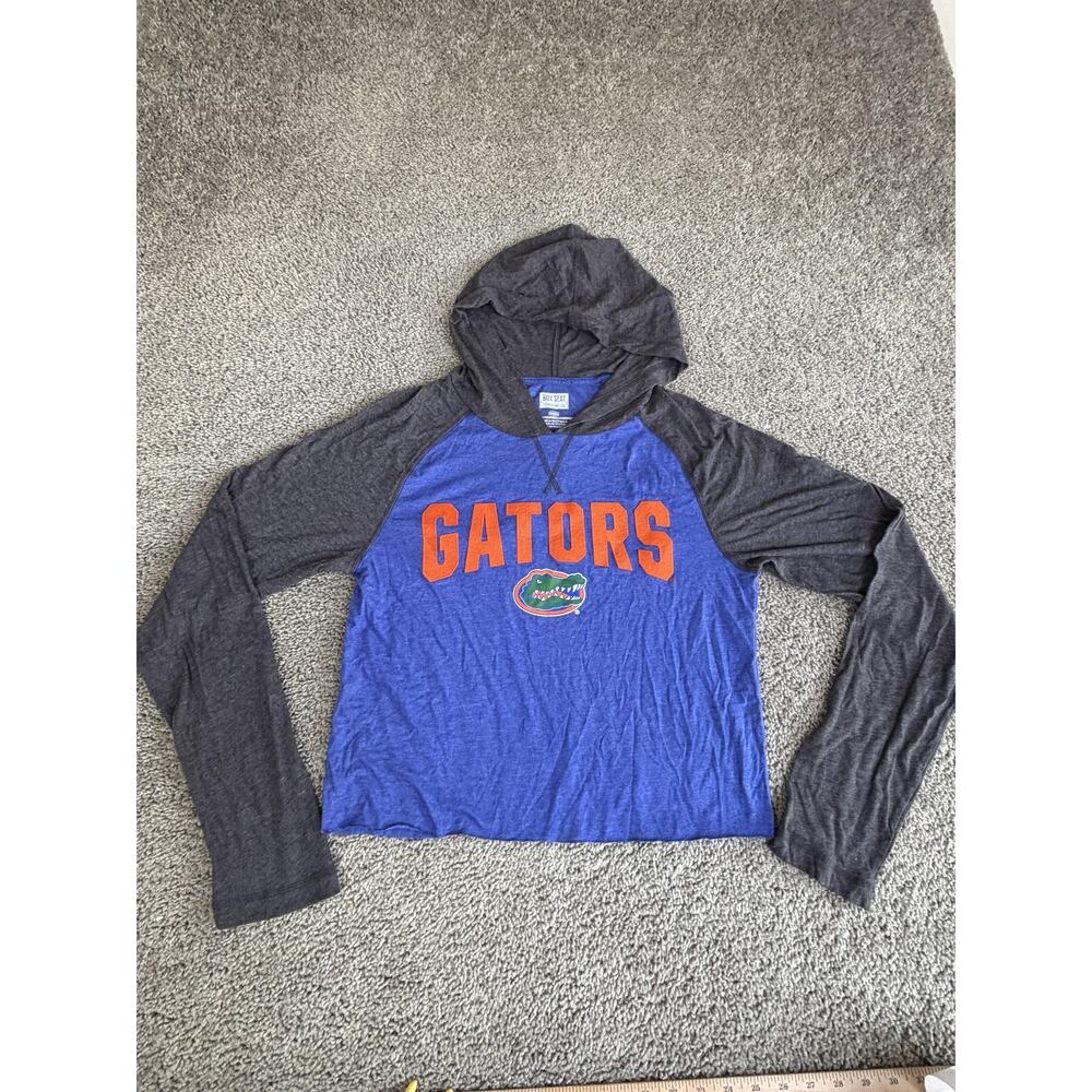 Florida Gators Shirt Mens M Blue Crop NCAA Football Box Seat Clothing Co.
